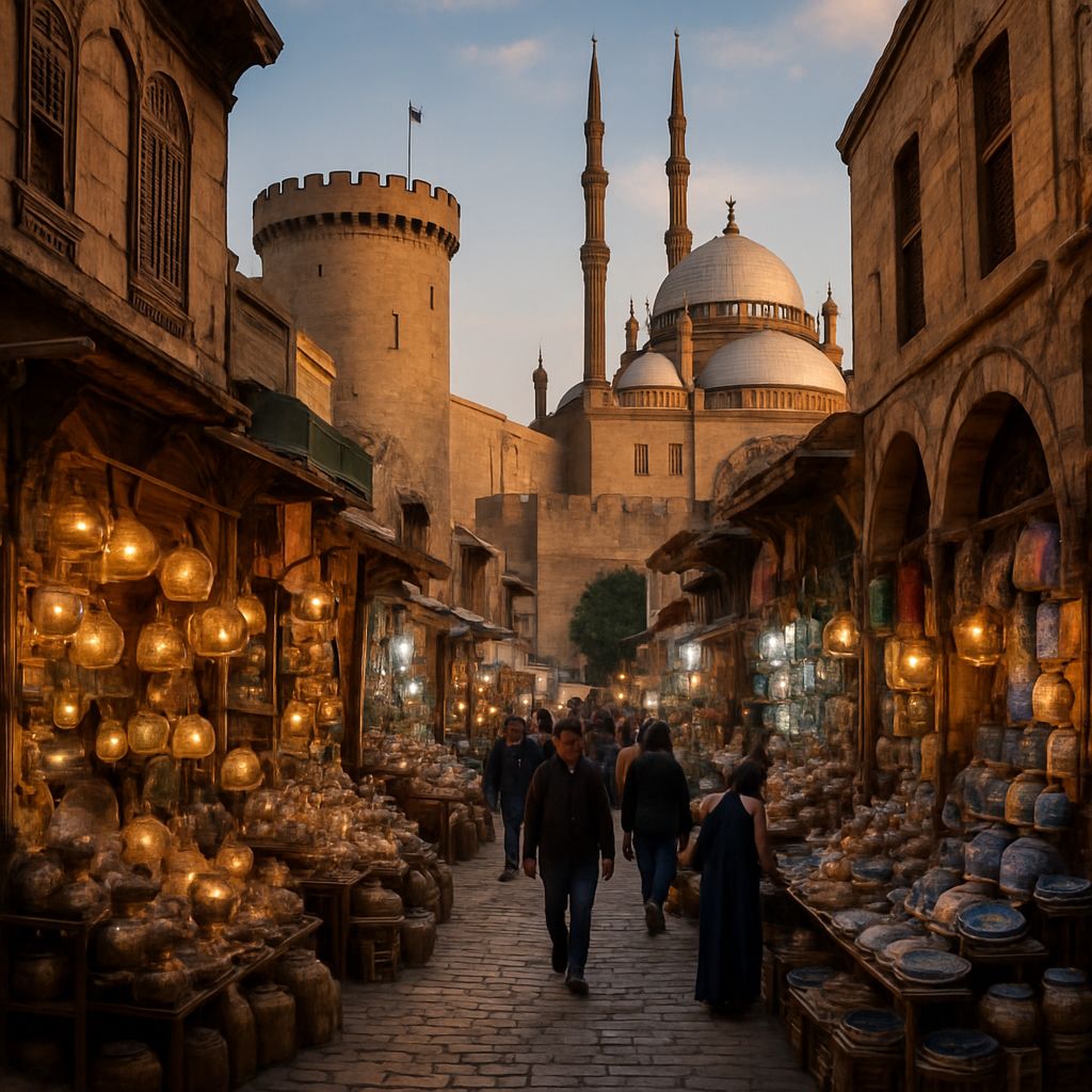 قلعة صلاح الدين الايوبى وخان الخليلى
